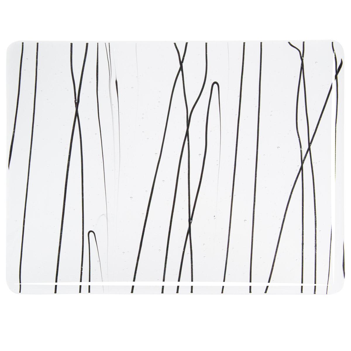 Black Clear Base Collage, Single-rolled, 3 mm, Fusible