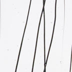 Black Clear Base Collage, Single-rolled, 3 mm, Color Sample, 2 x 2 in.