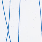 Royal Blue Clear Base Collage, Single-rolled, 3 mm, Fusible