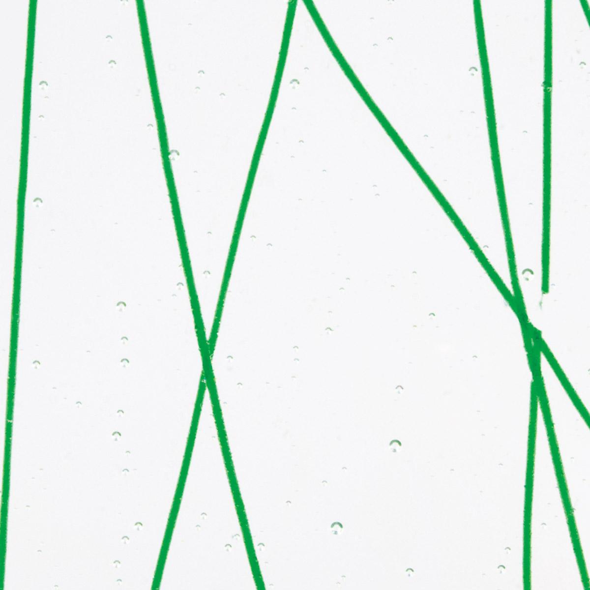 Aventurine Green Clear Base Collage, Single-rolled, 3 mm, Fusible