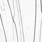 Black and White Clear Base Collage, Single-rolled, 3 mm, Color Sample, 2 x 2 in.