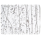 Black Frit, Black Streamers Clear Base Collage, Single-rolled, 3 mm, Fusible
