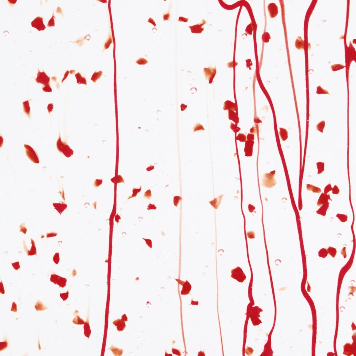 Red Frit, Red Streamers Clear Base Collage, Single-rolled, 3 mm, Color ...