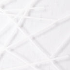 White Chopstix Clear Base Collage, Double-rolled, 3 mm, Fusible