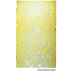 Lemon Yellow, White, Mottle Mottle Mix, Single-rolled, 3 mm, Non-Fusible