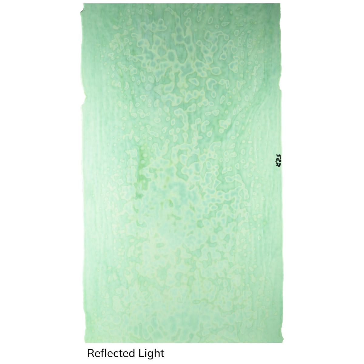 Medium Celery Green, Mottle Mottle Opalescent, Single-rolled, 3 mm, Non-Fusible