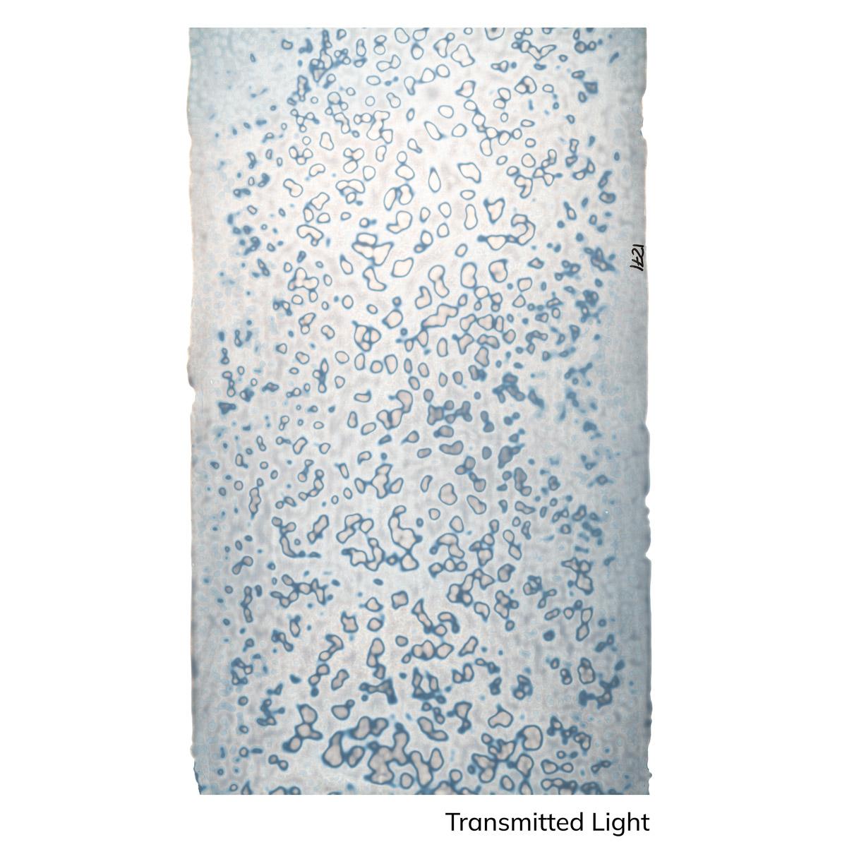 Light Gray-Blue, Mottle Mottle Opalescent, Single-rolled, 3 mm, Non-Fusible