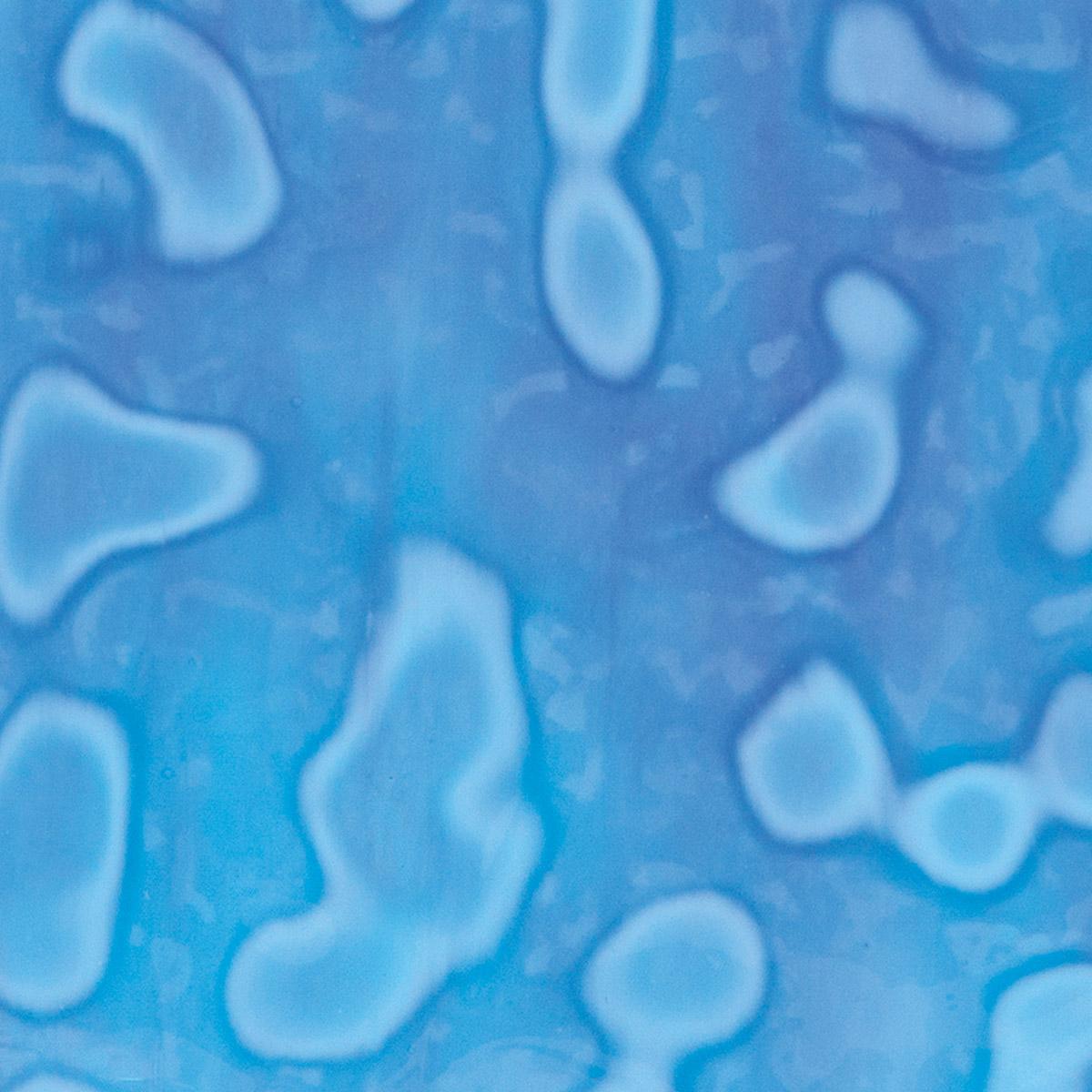 Light Blue, Cobalt Blue, Mottle Mix, Single-rolled, 3 mm, Non-Fusible