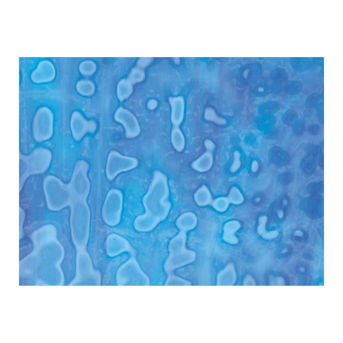 Light Blue, Cobalt Blue, Mottle Mix, Single-rolled, 3 mm, Non-Fusible