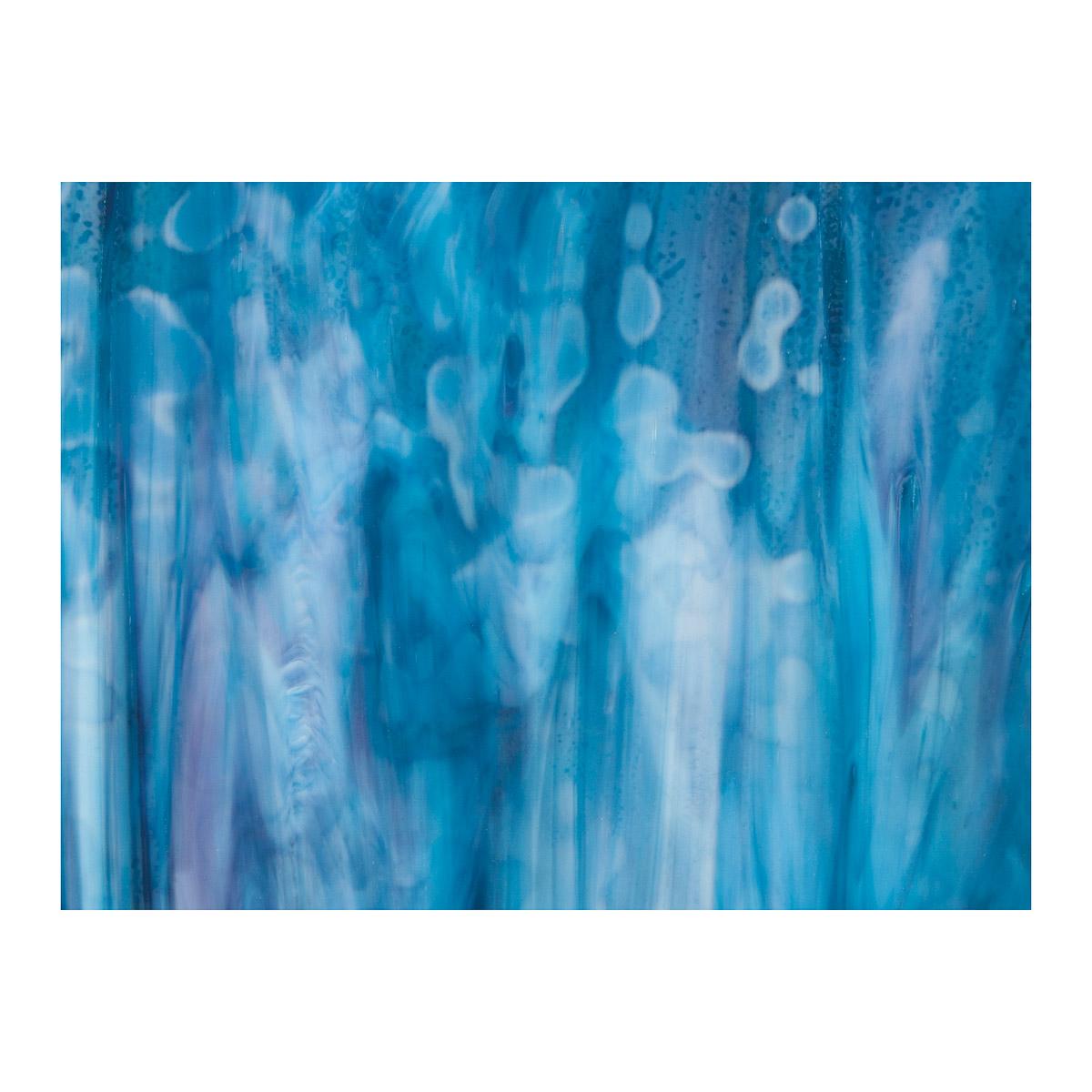 White, Turquoise, Gold Purple, Mottle Mix, Single-rolled, 3 mm, Non-Fusible