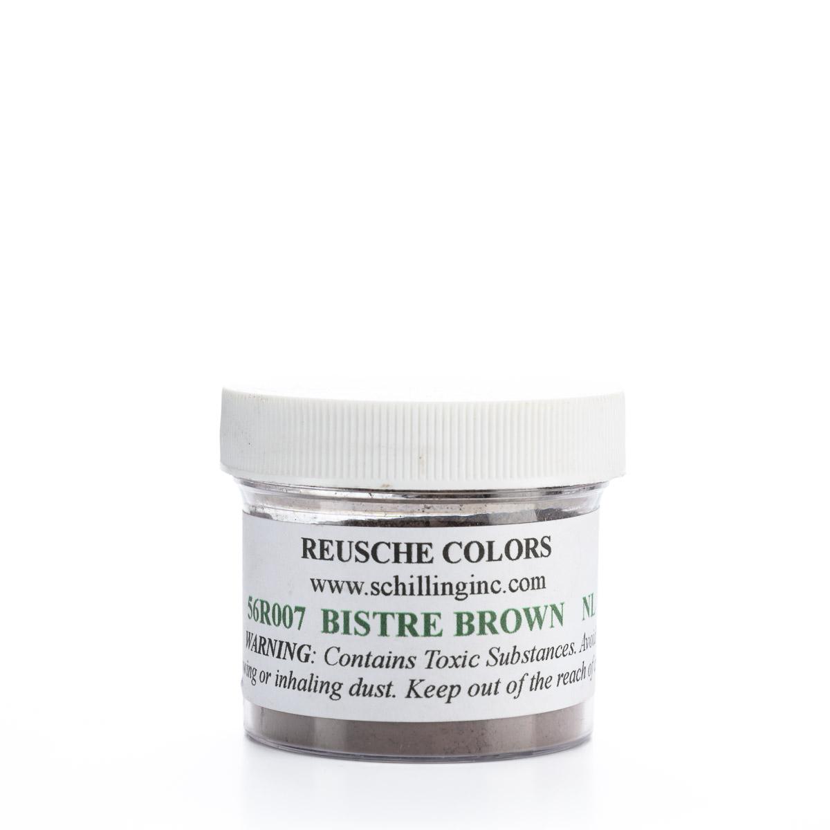 Reusche Colors, Bistre Brown, 1 oz. (28 g)