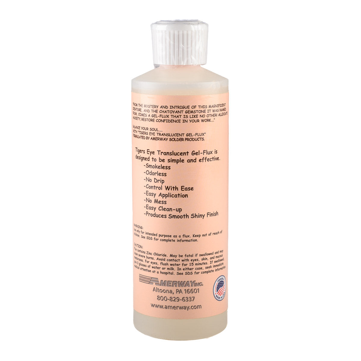 Tigers Eye Gel Flux, 8 oz. (236 ml)
