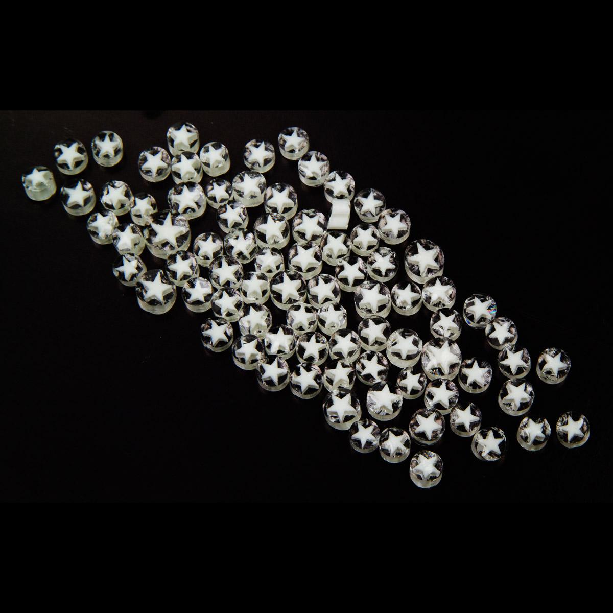 Murrine, Star - White Pack