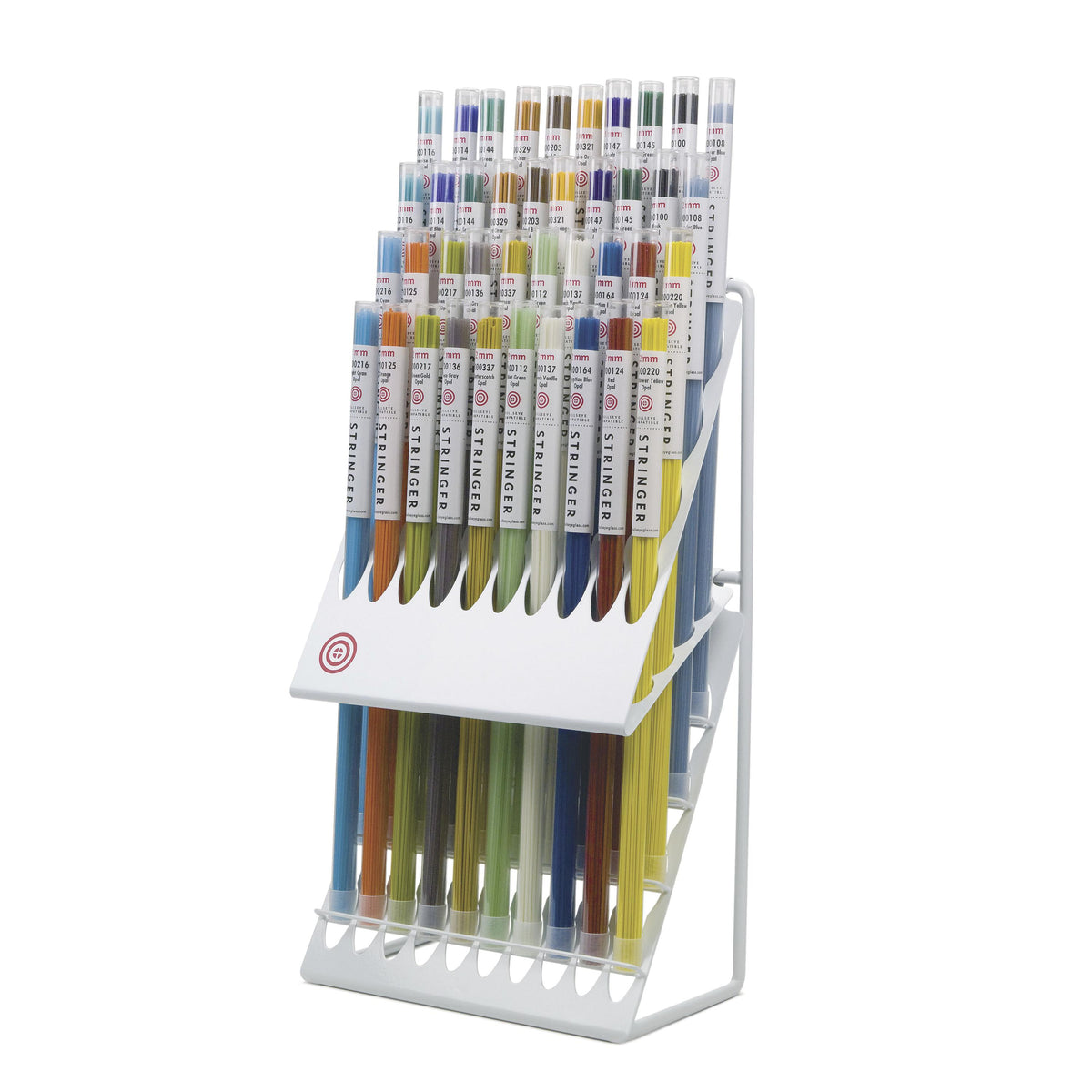 Stringer In Storage Rack Bullseye Stringer Rack (White) – Bullseye Glass Co.