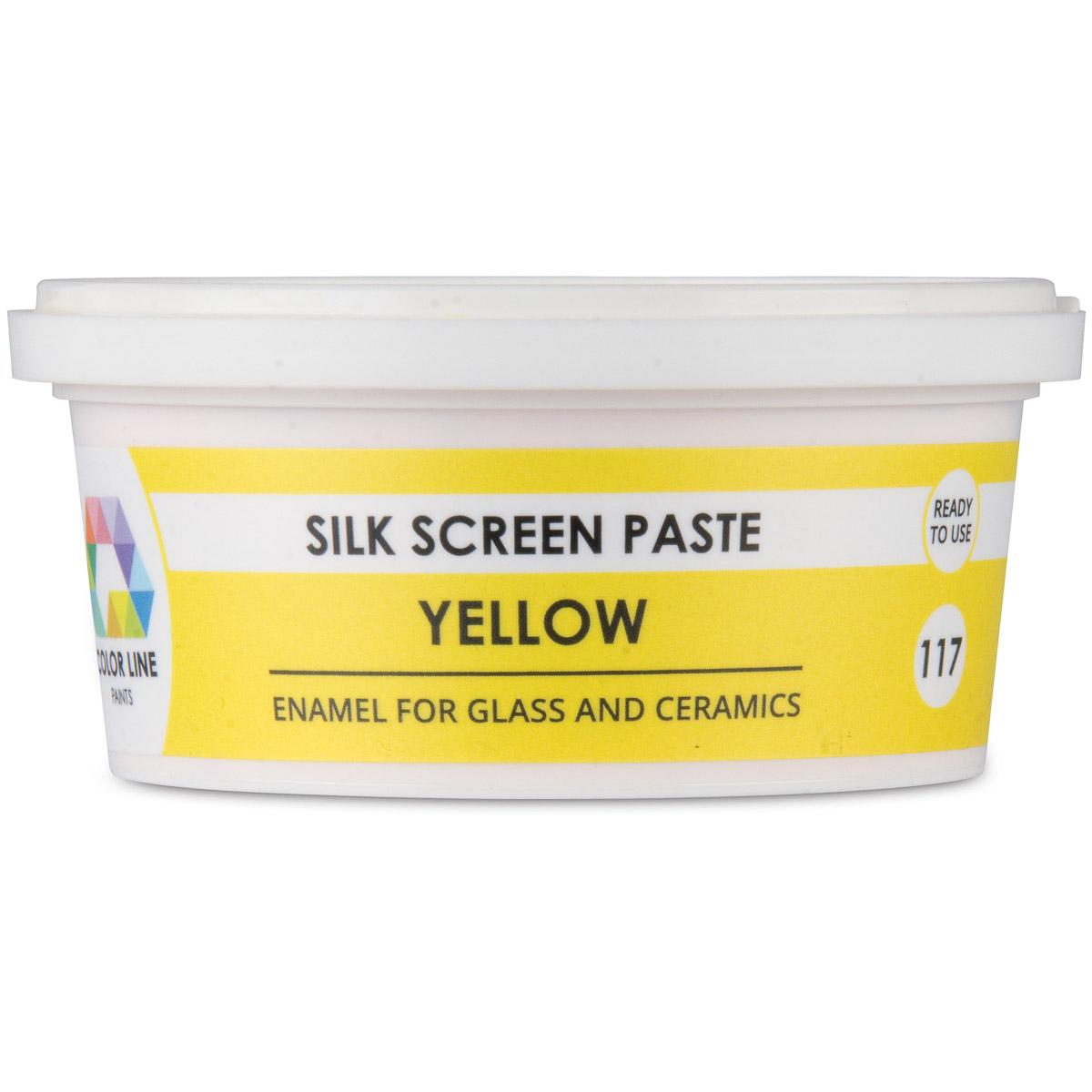 Color Line Silk Screen Paste, Yellow, 5.3 oz. (150 g)