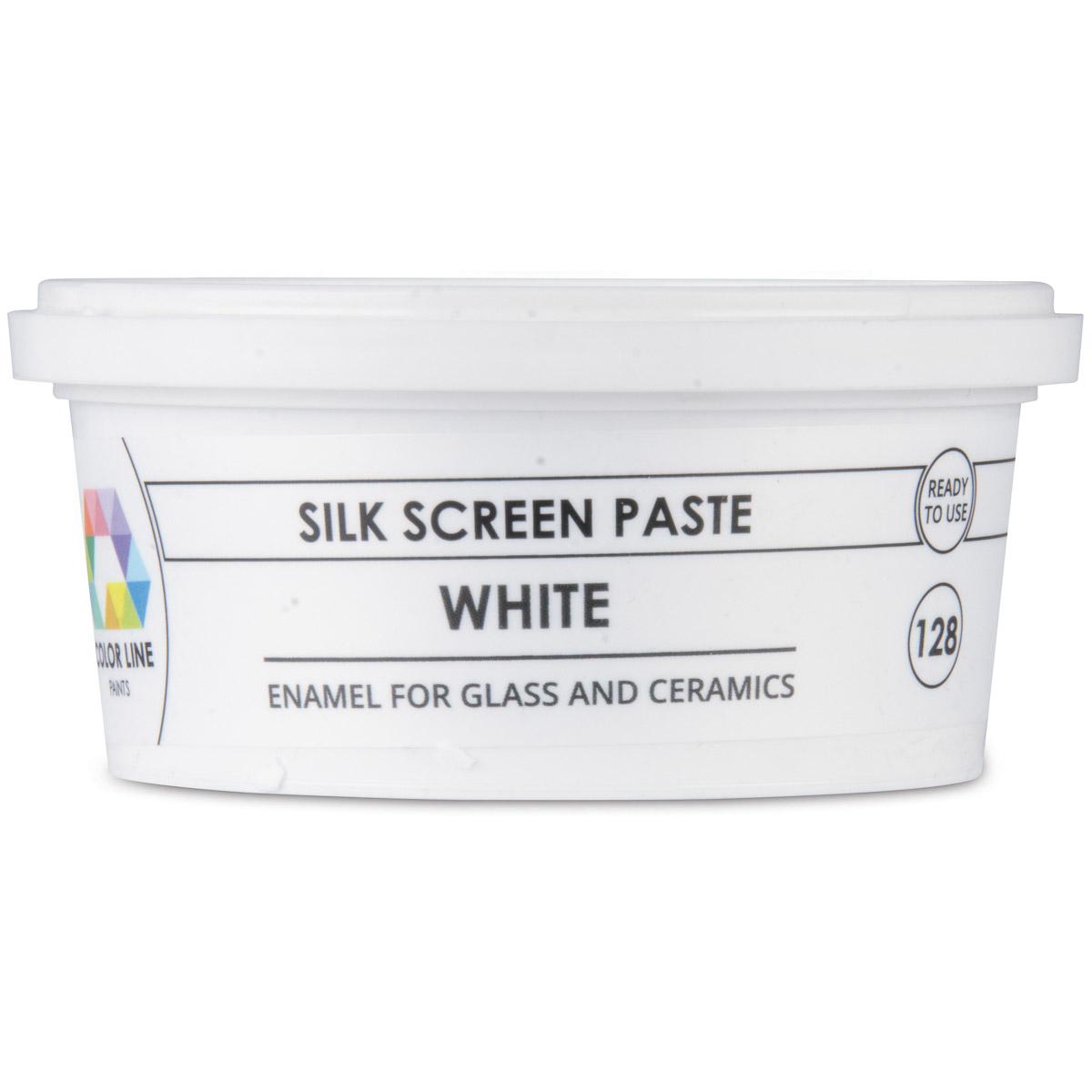 Color Line Silk Screen Paste, White, 5.3 oz. (150 g)