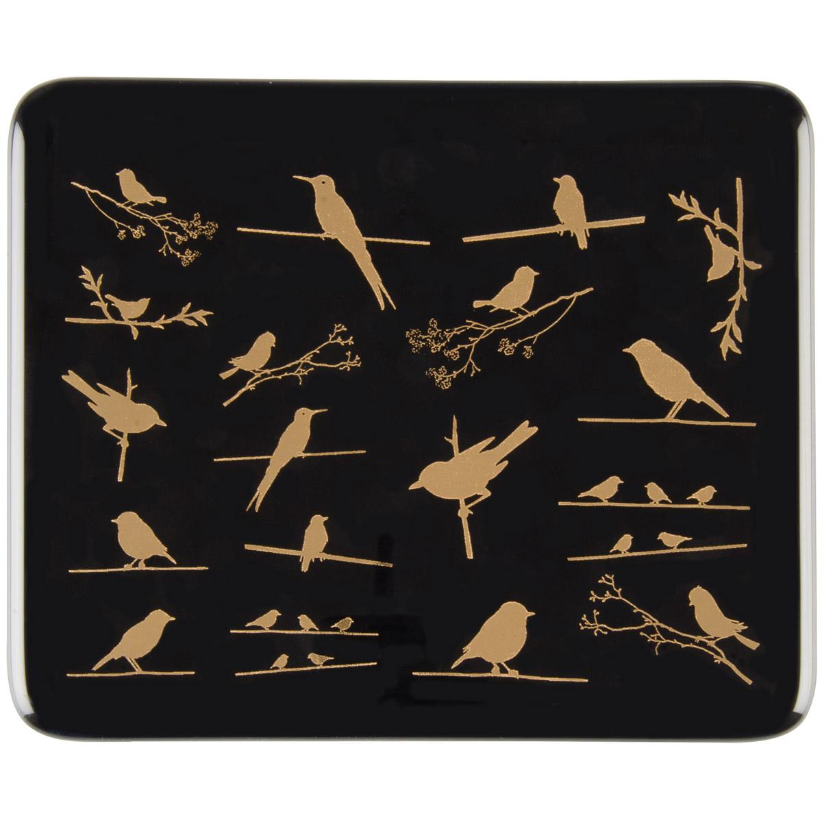 Fusible Decals, Birds, Gold
