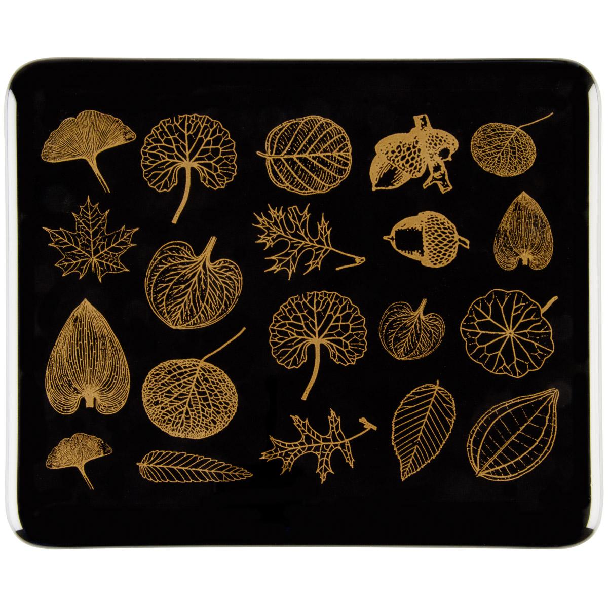 Fusible Decals, Leaves, Gold