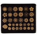 Fusible Decals, Flowers, Copper