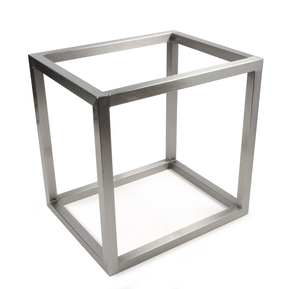 Accent Table Base, Nickel, 17 x 17 x 14 in.
