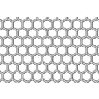 Decal, Honeycomb Pattern, Pattern, Gold
