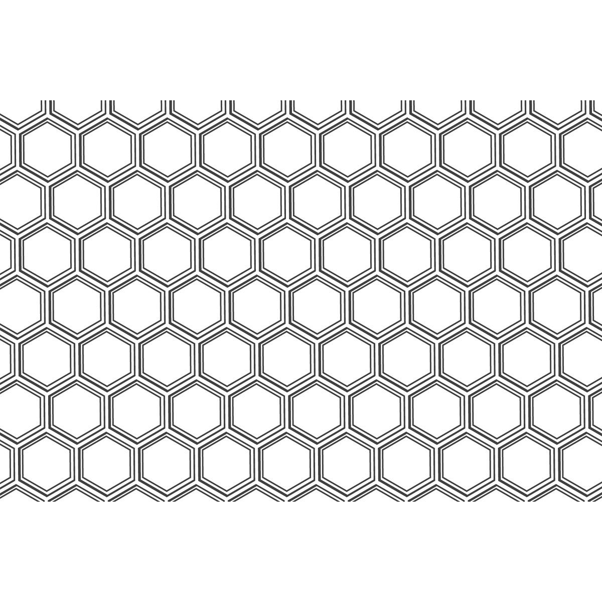 Decal, Honeycomb Pattern, Pattern, Gold