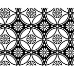 Decal, Flower Pattern, Pattern, Gold