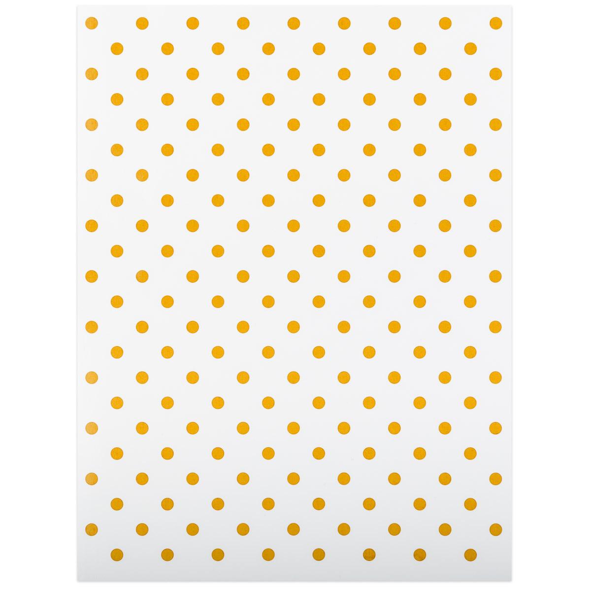 Decal, Dots, Pattern, Gold