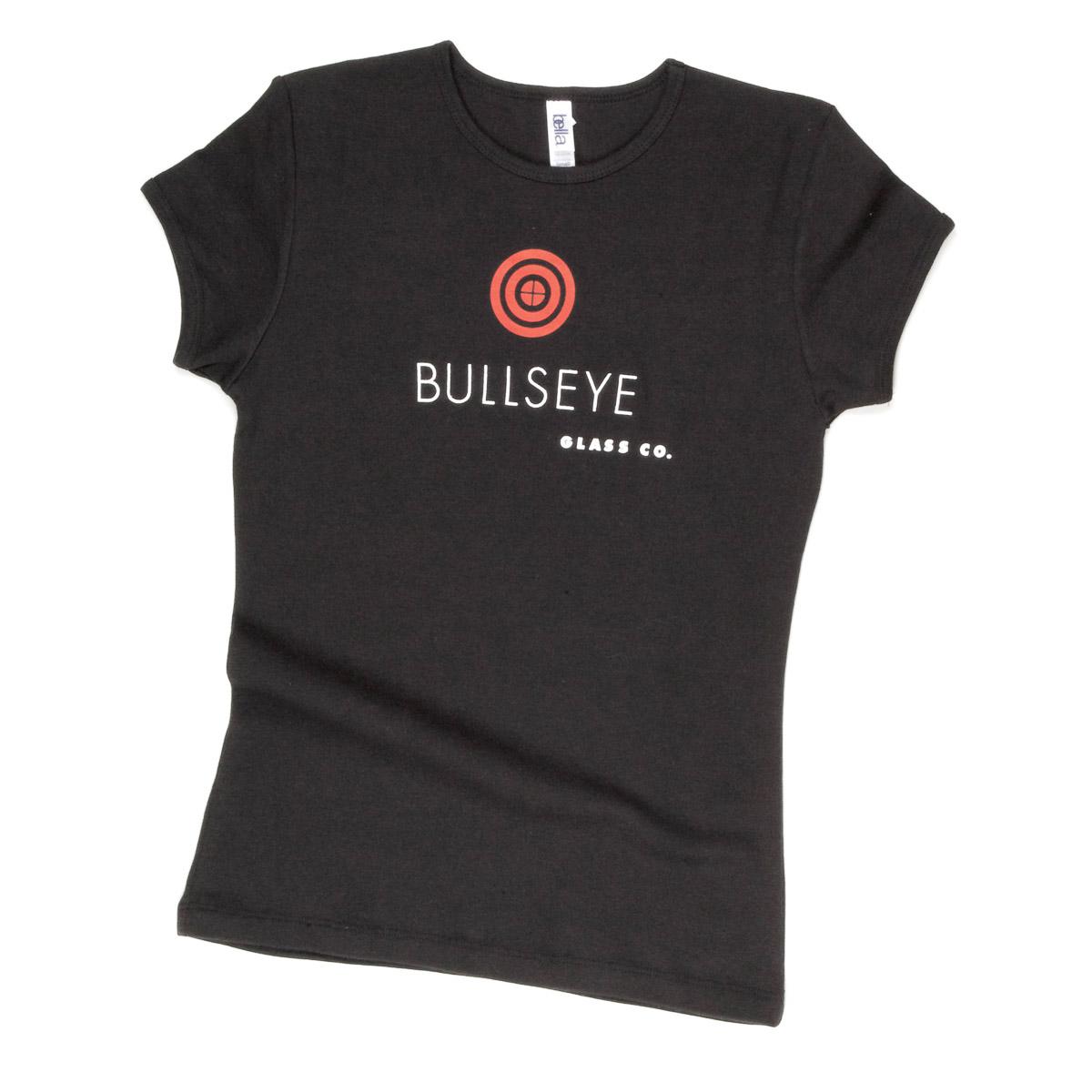 Bullseye Glass Co Logo T-Shirt, Women's Black