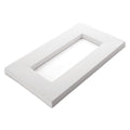 Rectangular Drop Out, 15.4 x 8.7 in. (39 x 22 cm)