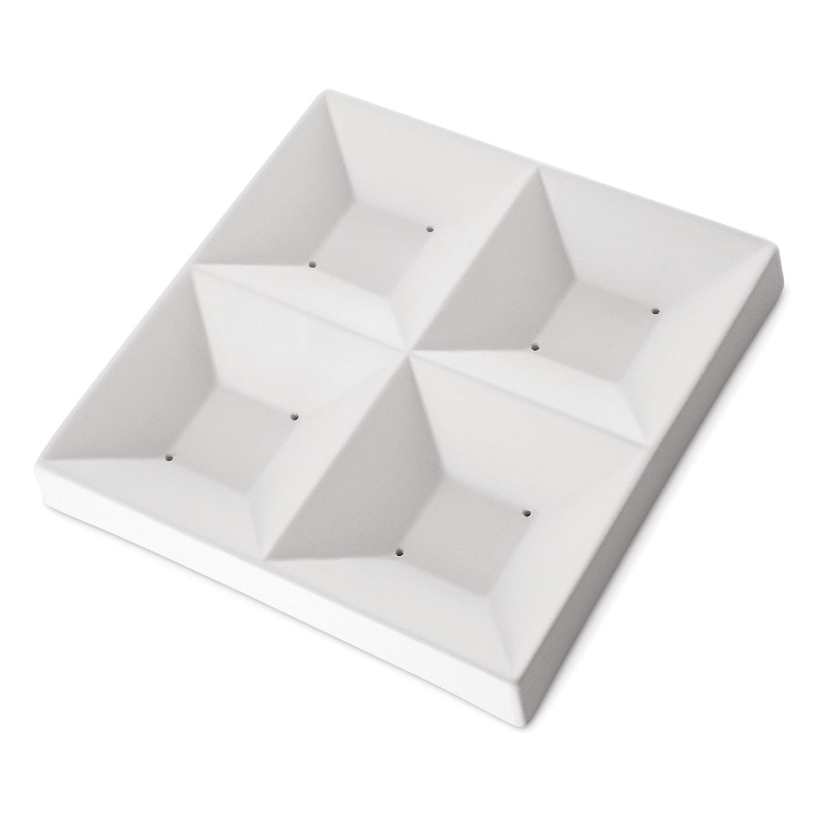 Four-Square Dish, 6.7 in. (17 cm)