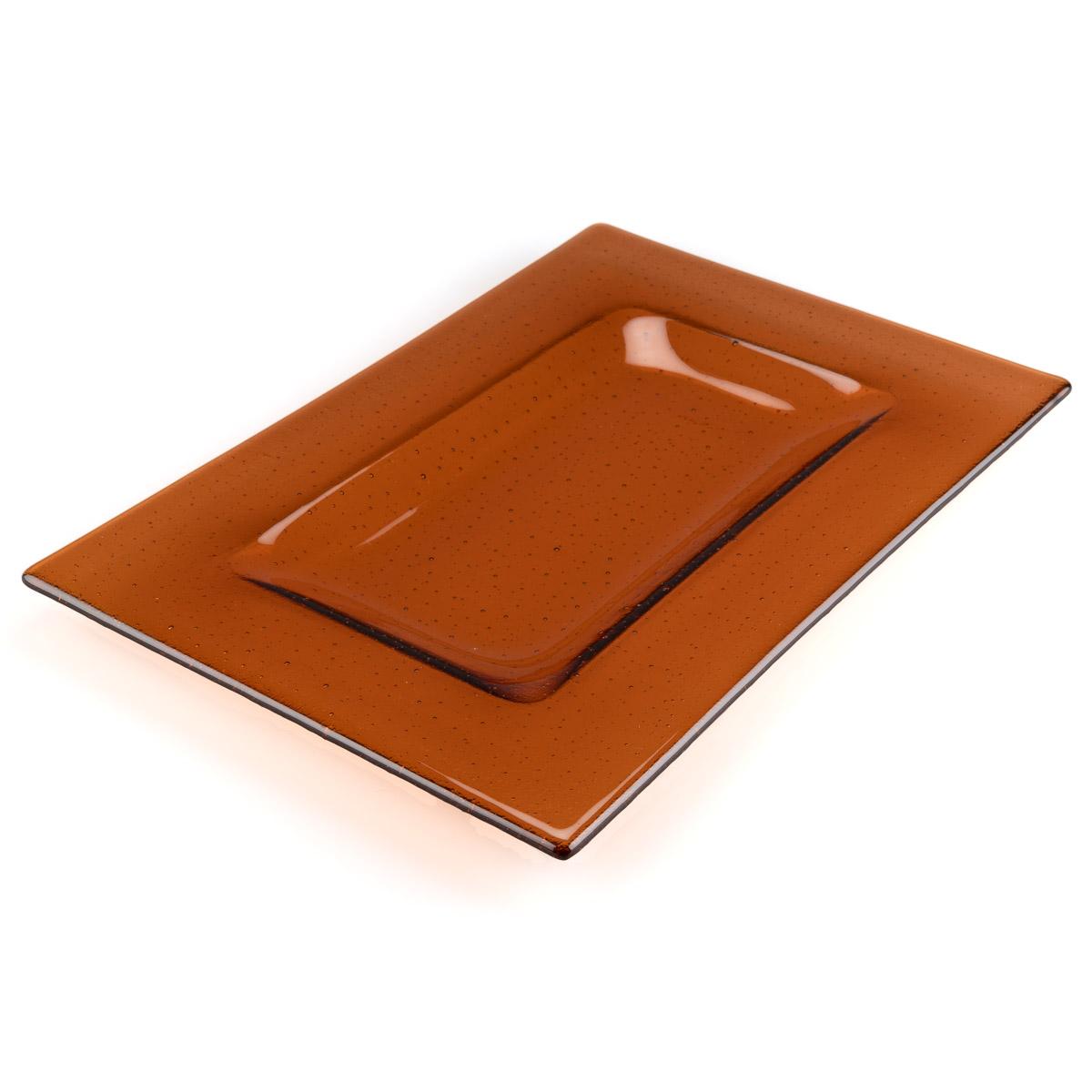 Soft Edge Platter Long, 14 x 9.4 in. (36 x 2.4 cm)
