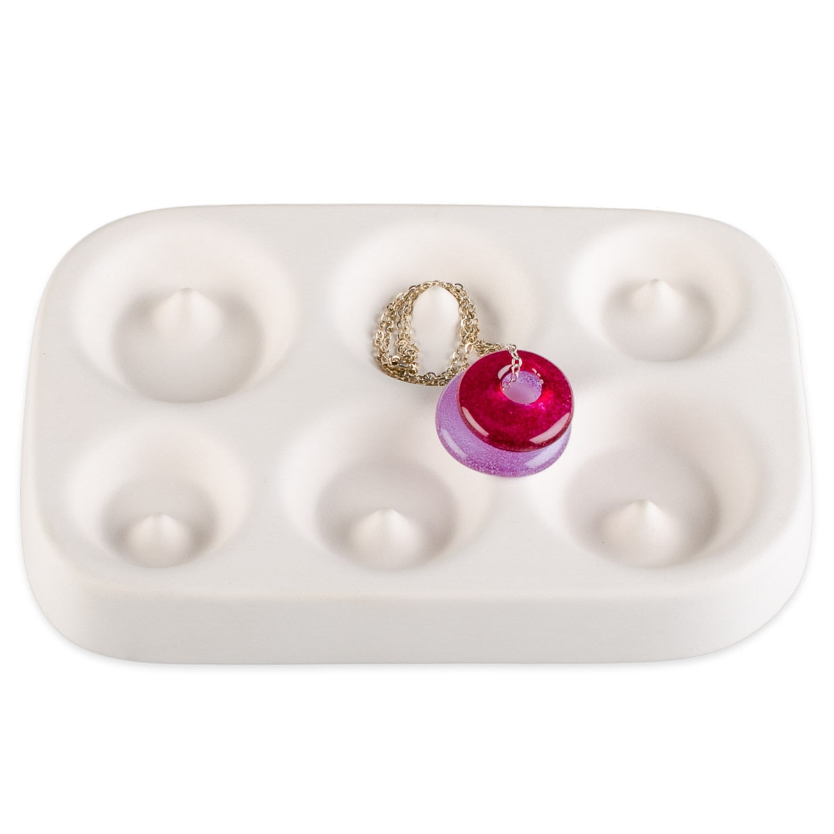 Offset Round Pendants, 7.25 x 5 x 1 in. (18 x 12 x 2.5 cm)