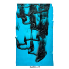 Light Cyan Opalescent, White Opalescent, Black Opalescent Graffiti, 3+ Color Mix, Double-rolled, 3mm, Fusible