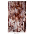 Clear Transparent, White Opalescent, Deep Plum Transparent, 3+ Color Mix, Double-rolled, 3 mm, Fusible