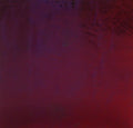 Dichro on Black, Black Cherry Opalescent, Thin-rolled, 2 mm, Fusible, 3 x 3 in.