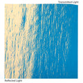 Dichro on Clear, Cyan/Copper Transparent, Thin-rolled, 2 mm, Fusible, 3 x 3 in.