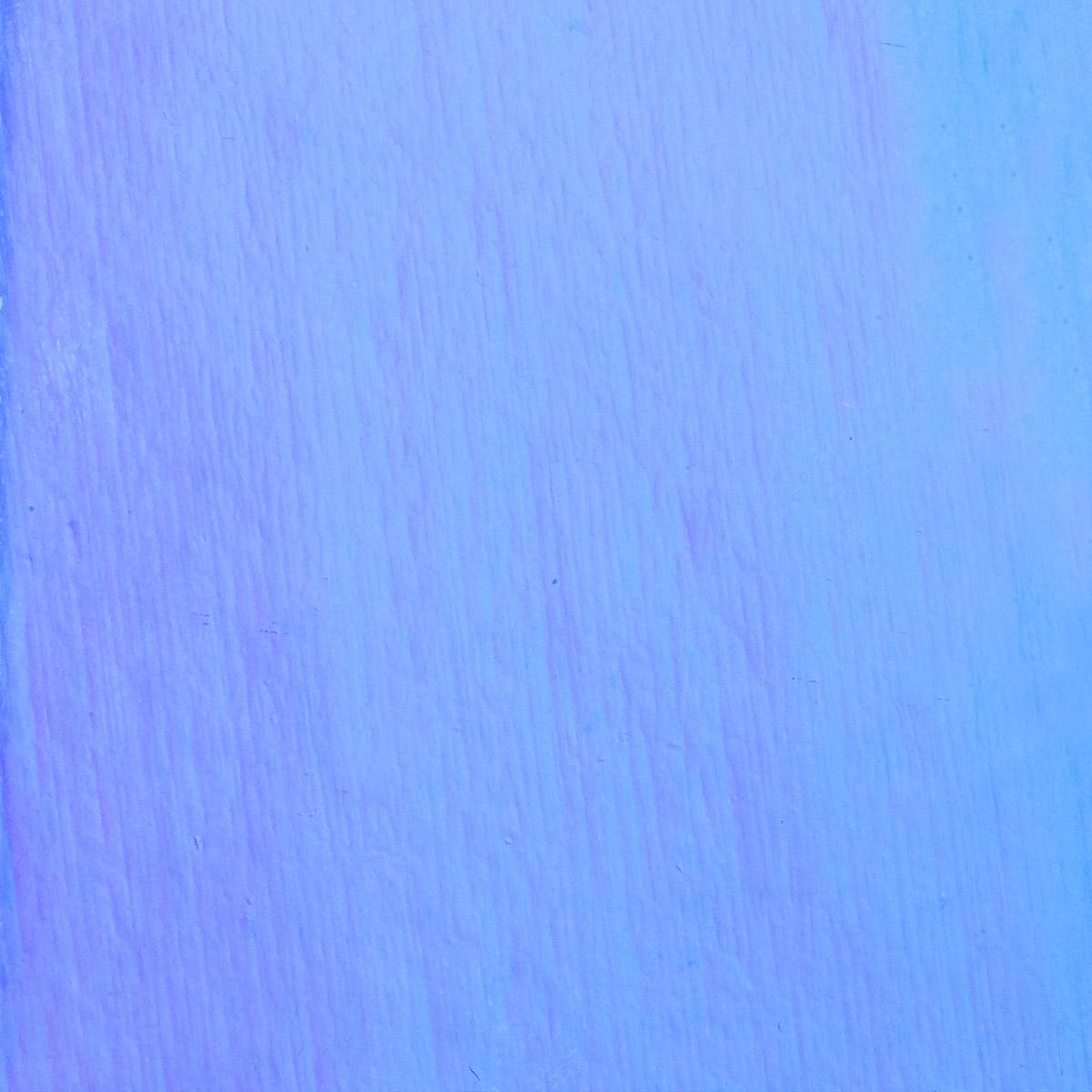 Dichro on Clear, Green/Magenta Blue Transparent, Thin-rolled, 2 mm, Fusible, 3 x 3 in.