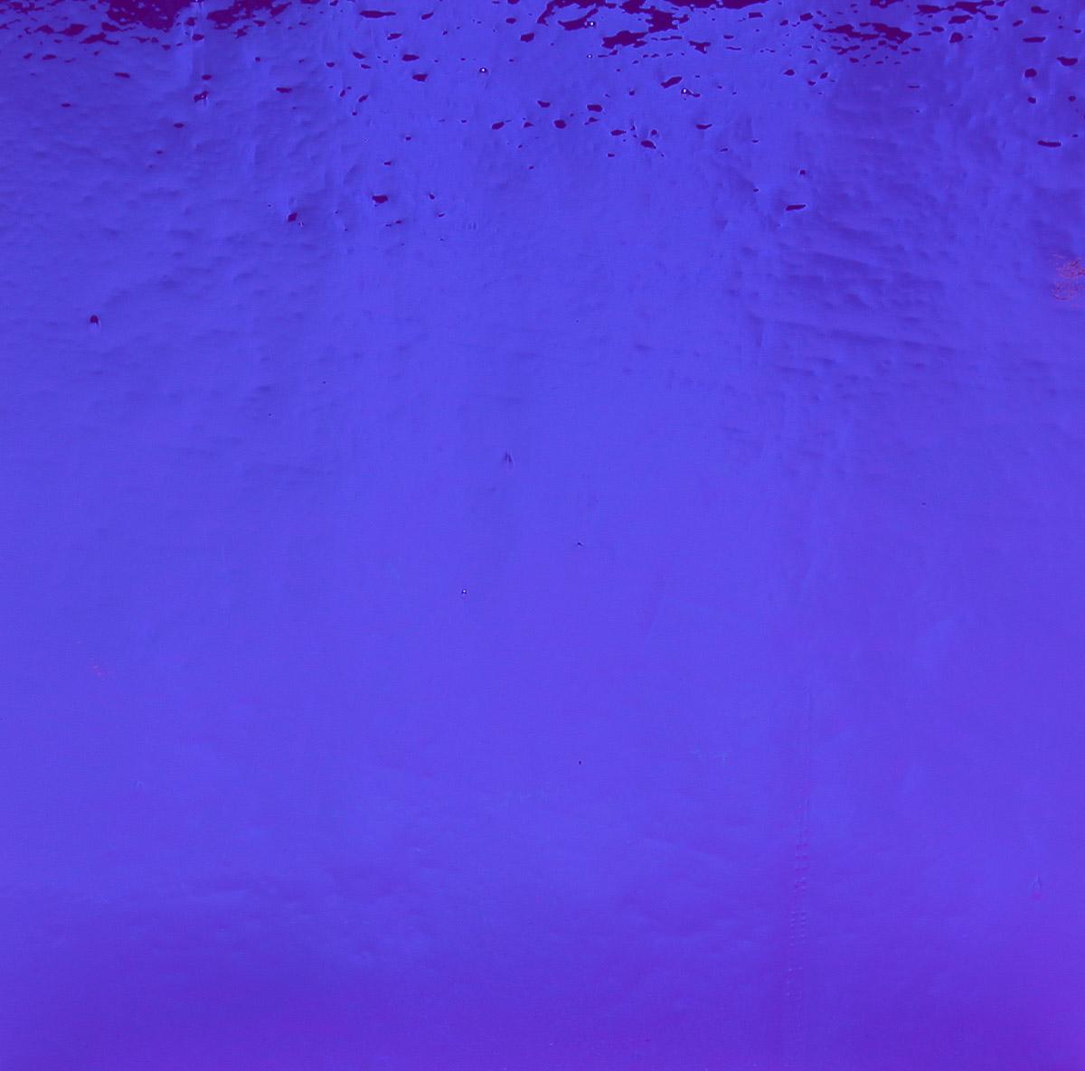 Dichro on Black, Green/Magenta Opalescent, Thin-rolled, 2 mm, Fusible, 3 x 3 in.