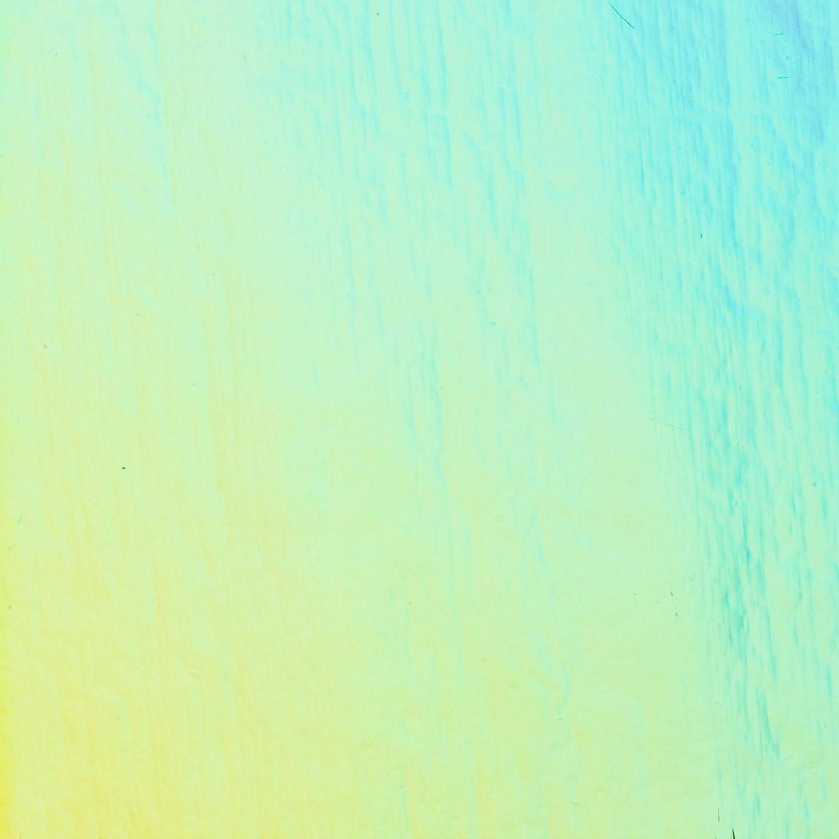 Dichro on Black, Gradient Opalescent, Thin-rolled, 2 mm, Fusible, 3 x 3 in.