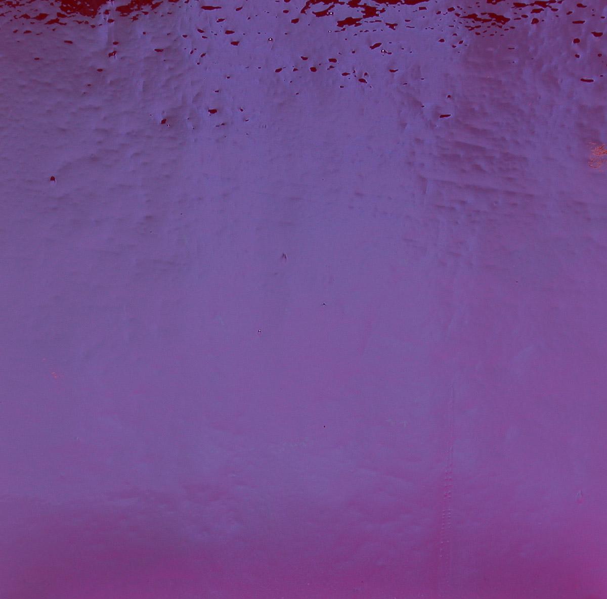 Dicho on Black, Purple Opalescent, Thin-rolled, 2 mm, Fusible, 3 x 3 in.