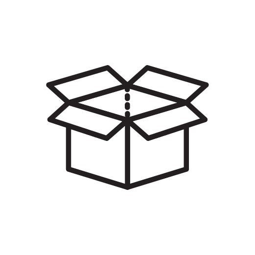 Line drawing of a box