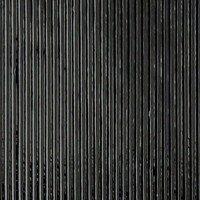 Black Opalescent, Non-Fusible, Reeded Texture, 3 mm, Color Sample, 2x2 in.