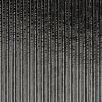 Black Opalescent, Non-Fusible, Thin, Reeded Texture, 2 mm, Color Sample, Color Sample, 2x2 in.