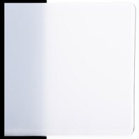 White Opalescent, Non-Fusible, Single-rolled, 3 mm, Color Sample, 2x2 in.