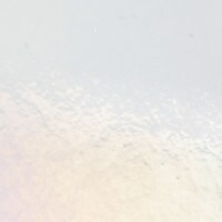 White Opalescent, Non-Fusible, Double-rolled, Iridescent, rainbow, 3 mm, Color Sample, 2x2 in.