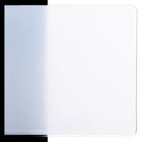 White Opalescent, Non-Fusible, Thin-rolled, 2 mm, Color Sample, 2x2 in.