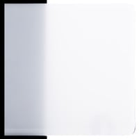 Translucent White Opalescent, Non-Fusible, Double-rolled, 3 mm, Color Sample, 2x2 in.