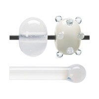 Translucent White Translucent, Rod, 5 mm, Fusible