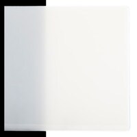 Warm White Opalescent, Non-Fusible, Double-rolled, 3 mm, Color Sample, 2x2 in.